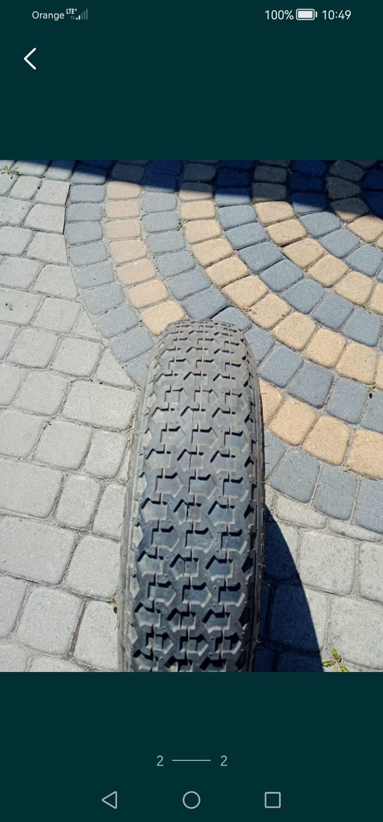Opona na feldze 135x80 R14