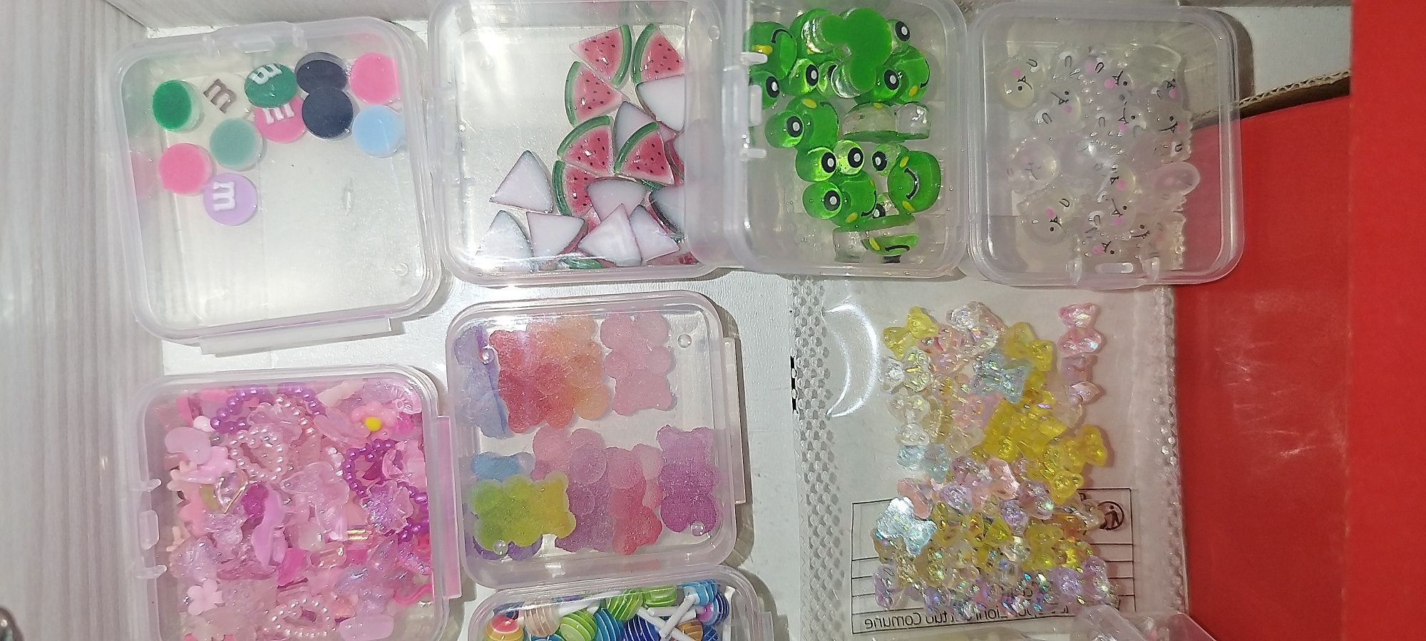 Ozdoby do paznokci Kawaii DIY cyrkonie akryle itp.l