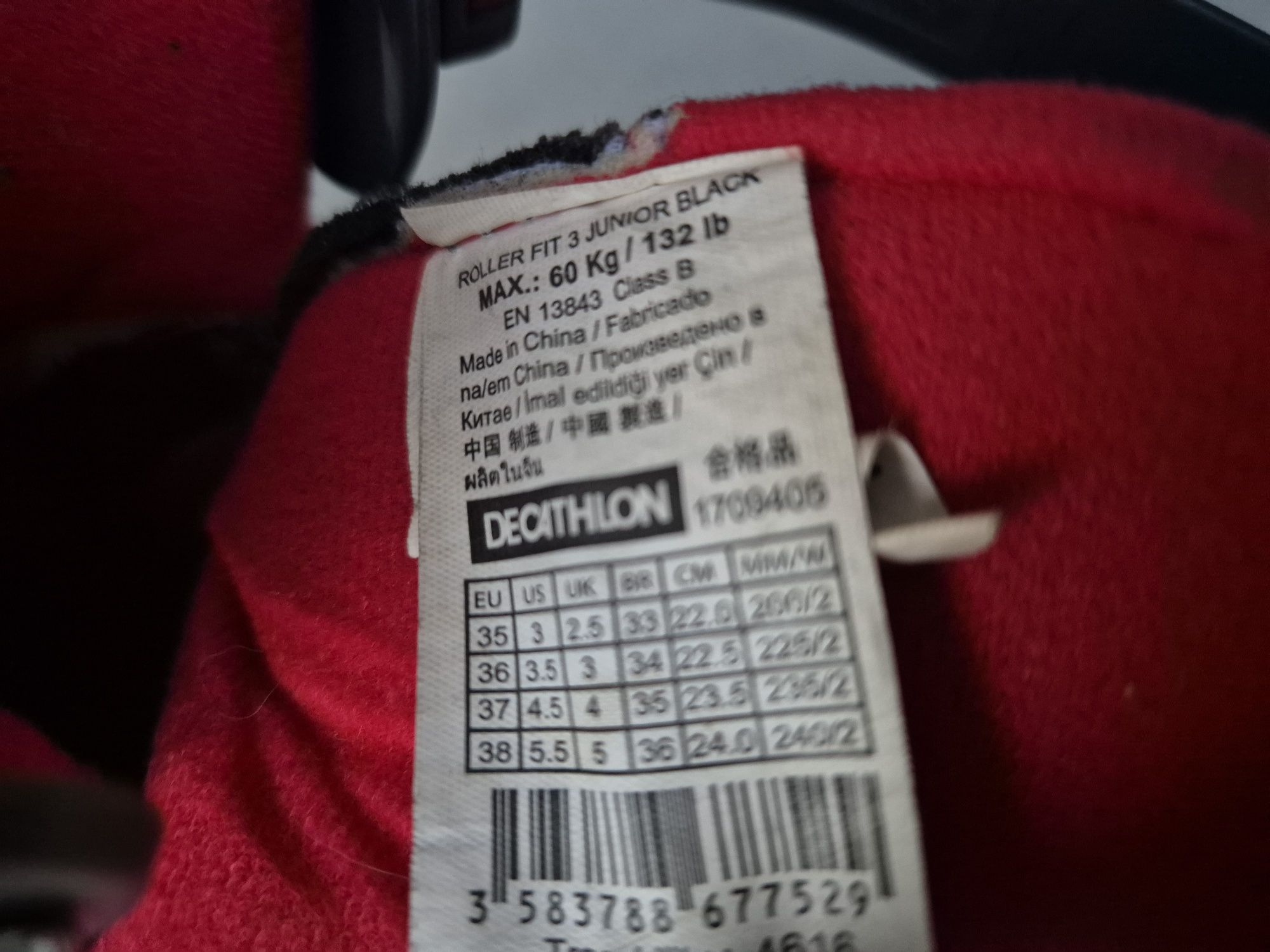 Patins em linha criança