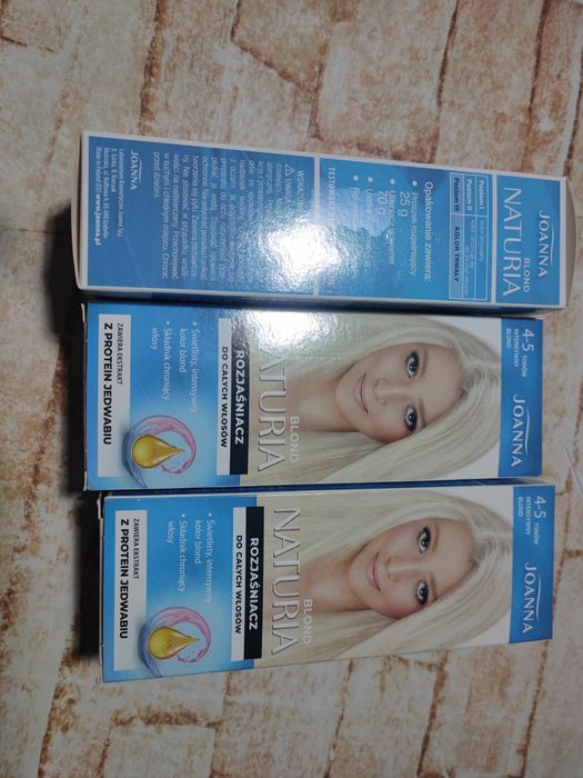 3 nowe rozjaśniacze z firmy Joanna 4-5