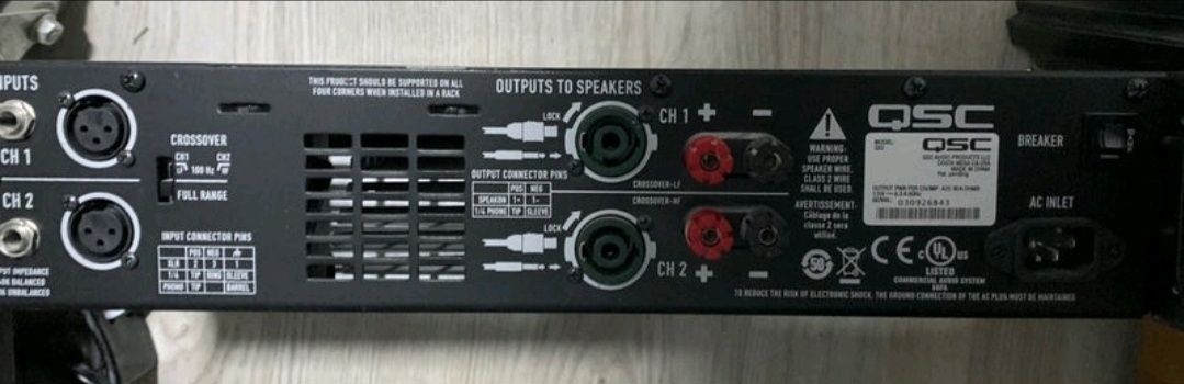 Amplificador QSC GX3