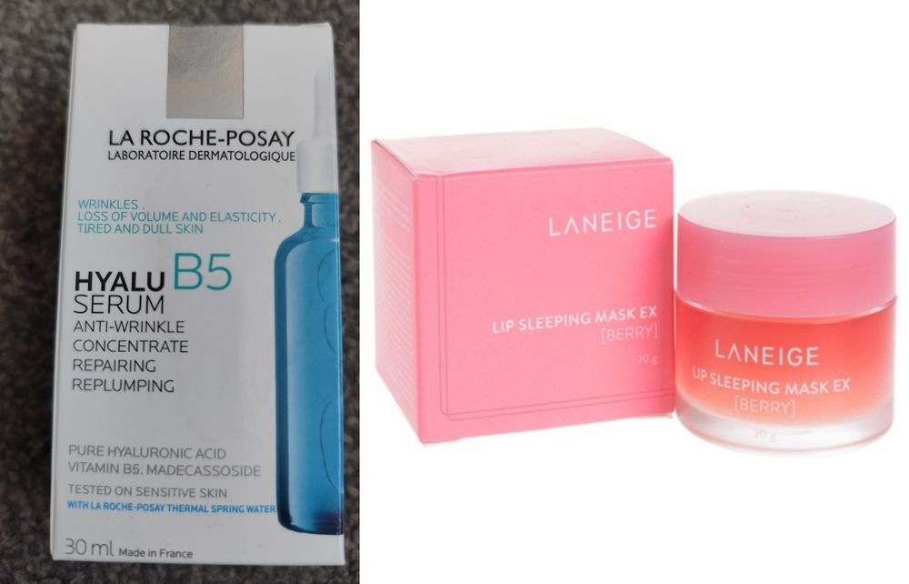 Serum Hyalu B5 +Laneige Lip Sleeping Mask Maska Do Ust Na Noc Nowe
