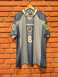 Vintage Koszulka Piłkarska Anglia Jersey Reprezentacja Gascoigne 1996