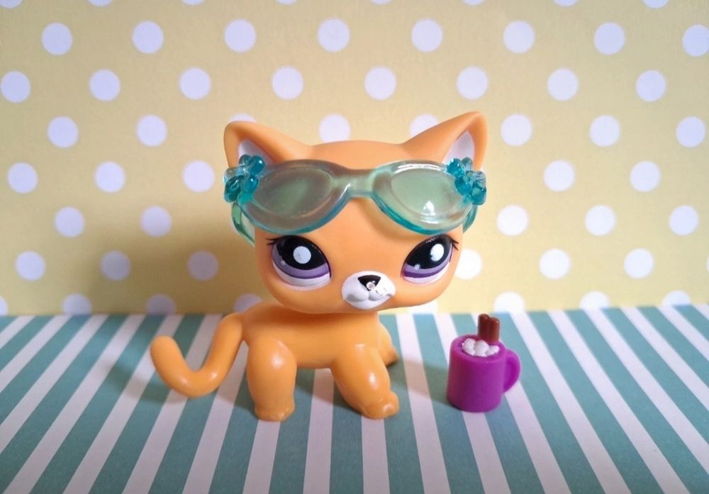 Littlest Pet Shop LPS unikatowy kot Shorthair #2433 pop