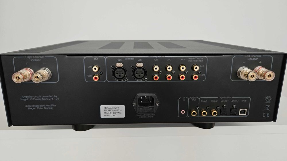 Hegel H300 wzmacniacz z DAC upgrade