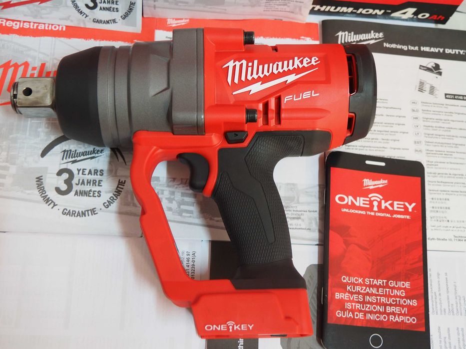 Klucz udarowy MILWAUKEE M18 ONEFHIWF 1'' korpus 1 calowy 2400Nm Nowy