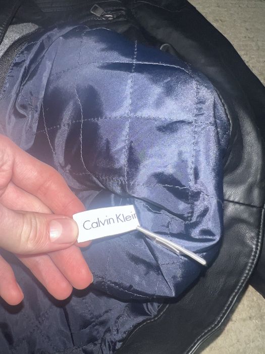 Шкіряна куртка Calvin Klein L оригинал