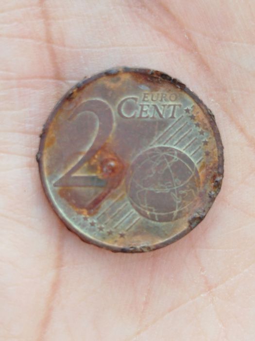 Moeda rara de 2 cêntimos 1999