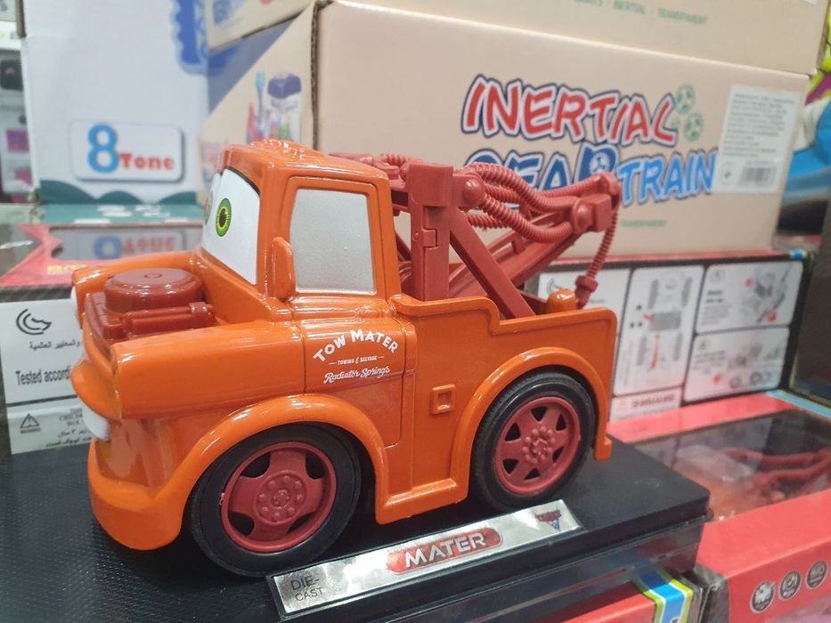 Тачки, металева машинка метр, герой тачки, мэтр тачки, сирник тачки