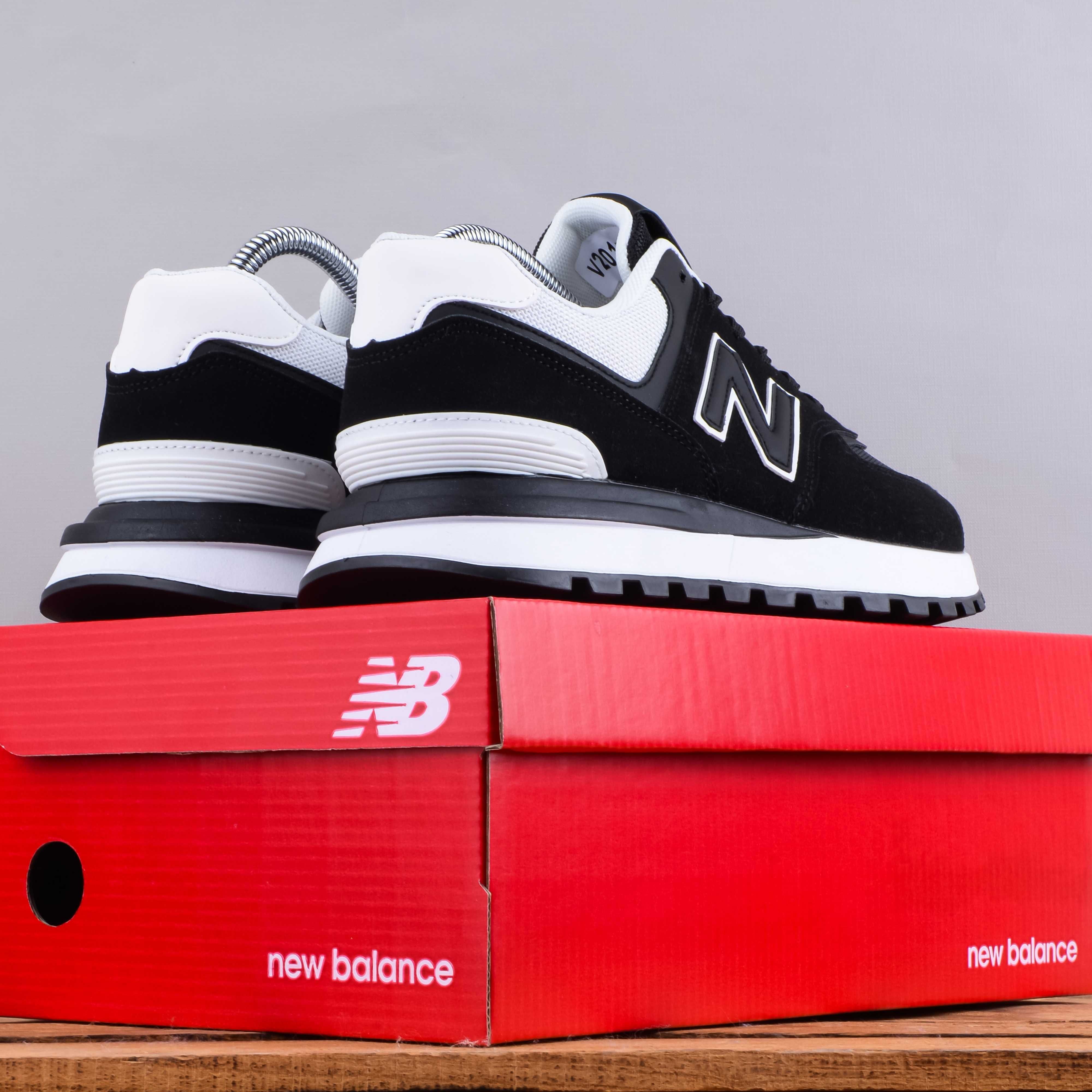 (1855) Кросівки у стилі New Balance 574 чорні (36-45) нб ню беленс