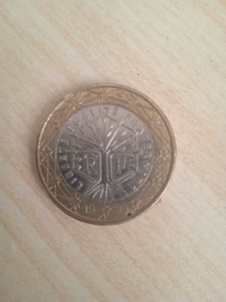 Moneta unikat 1 euro 1999r. Francja