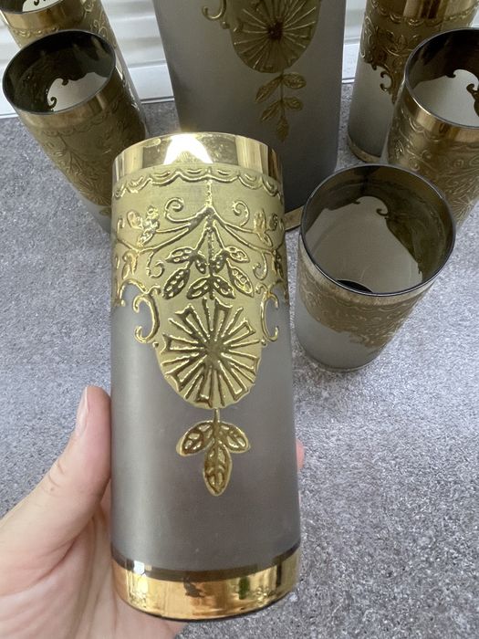 Bohemia кувшин и 6 стаканов