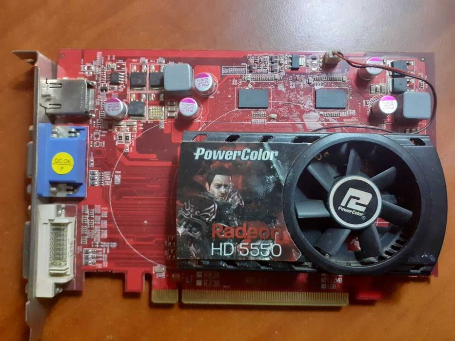 PowerColor Radeon HD 5550 (AX5550) Не рабочая
