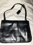 Czarna damska  torebka,  Genuine Leather