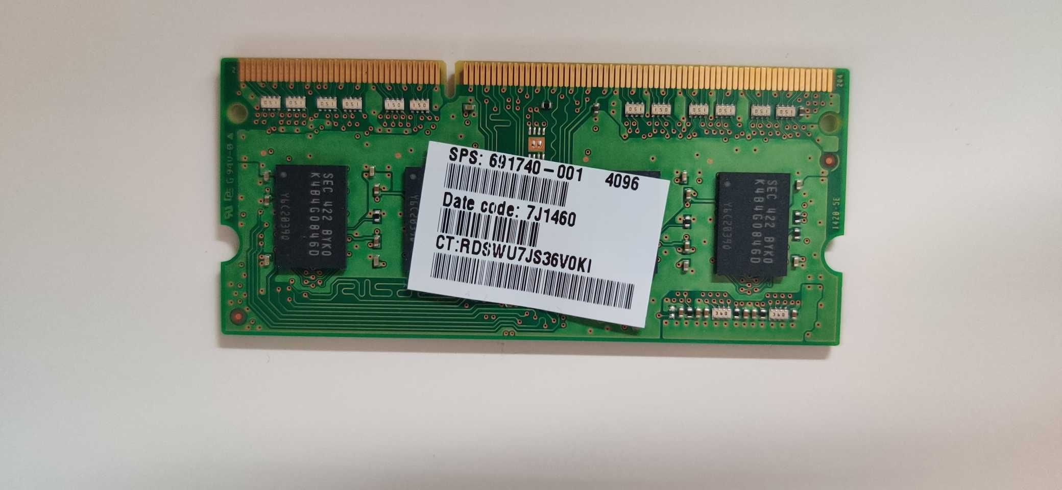 memoria laptop ram 4gb ddr3