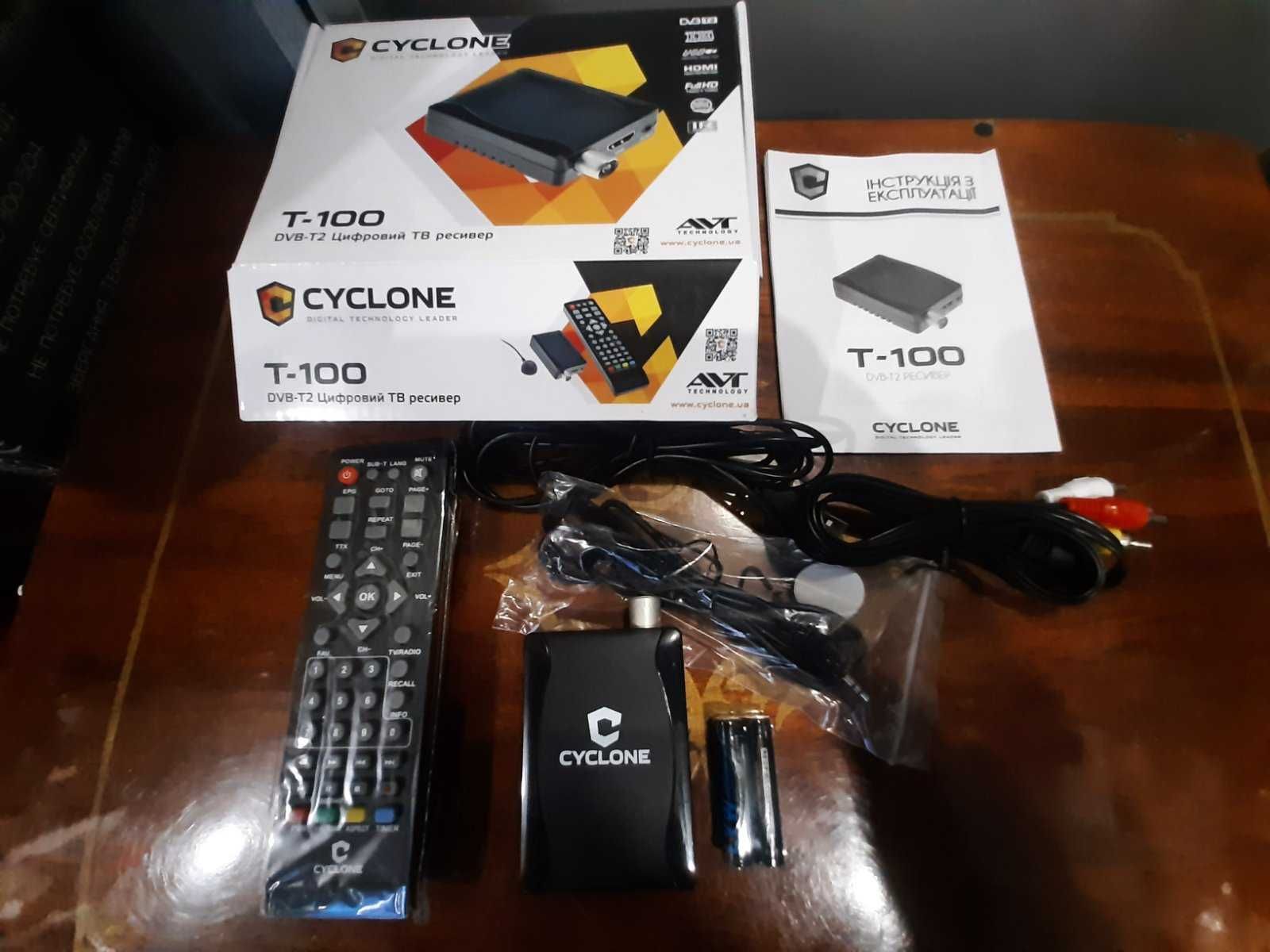 DVB-T2 Цифровий ТВ ресивер CYCLONE T-100