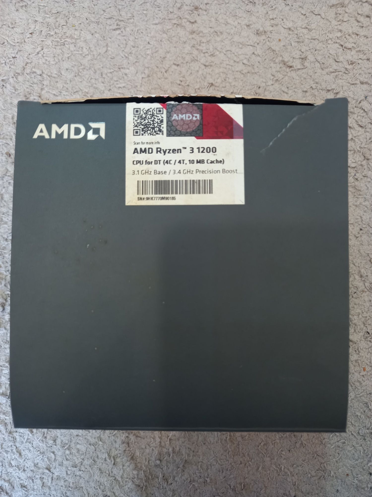 Продам процесор Ryzen 3 1200 з системою охолодження