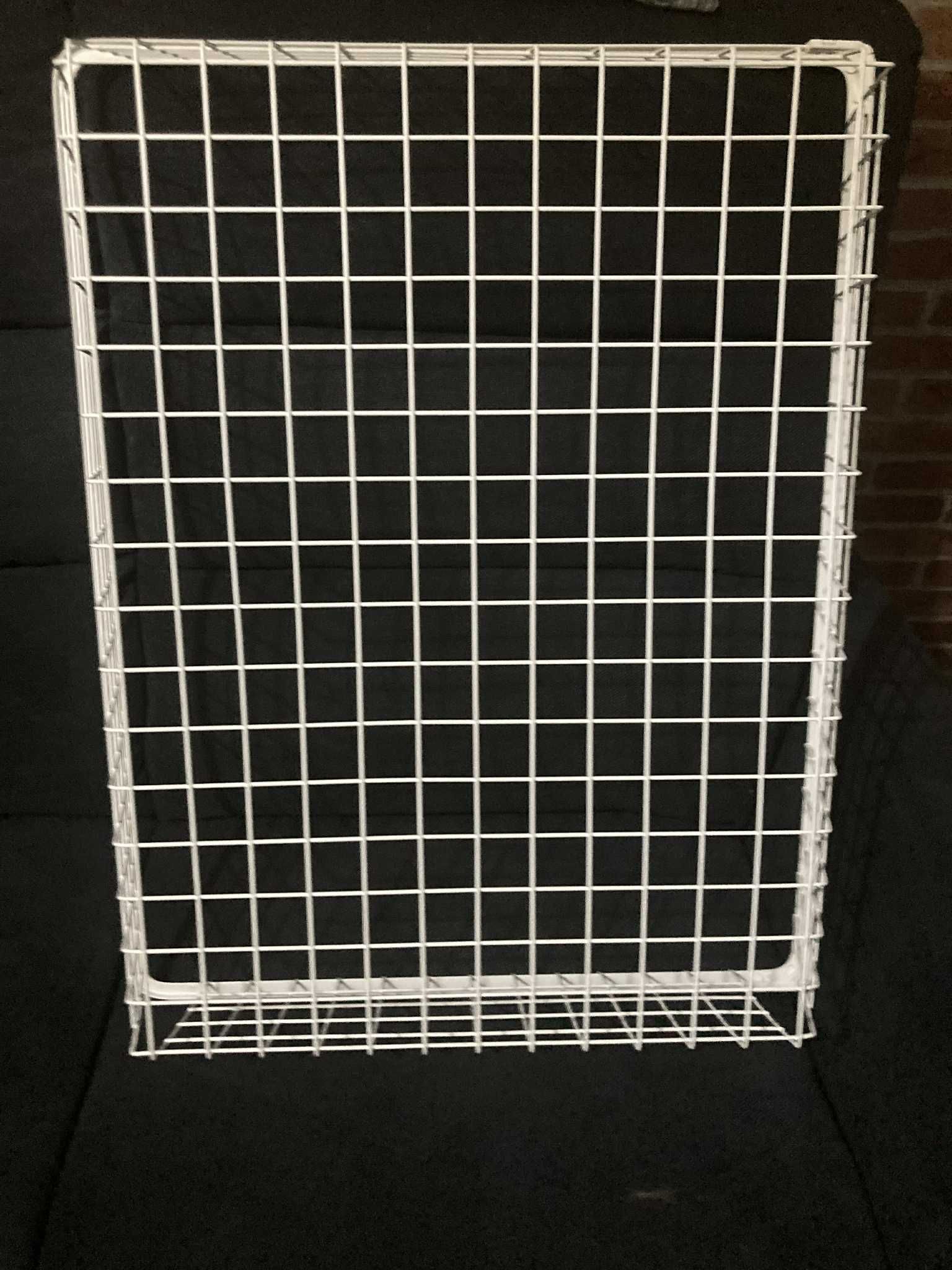 IKEA Komplement - Cesto de rede branco 75x58 cm c/calha (2 unidades)