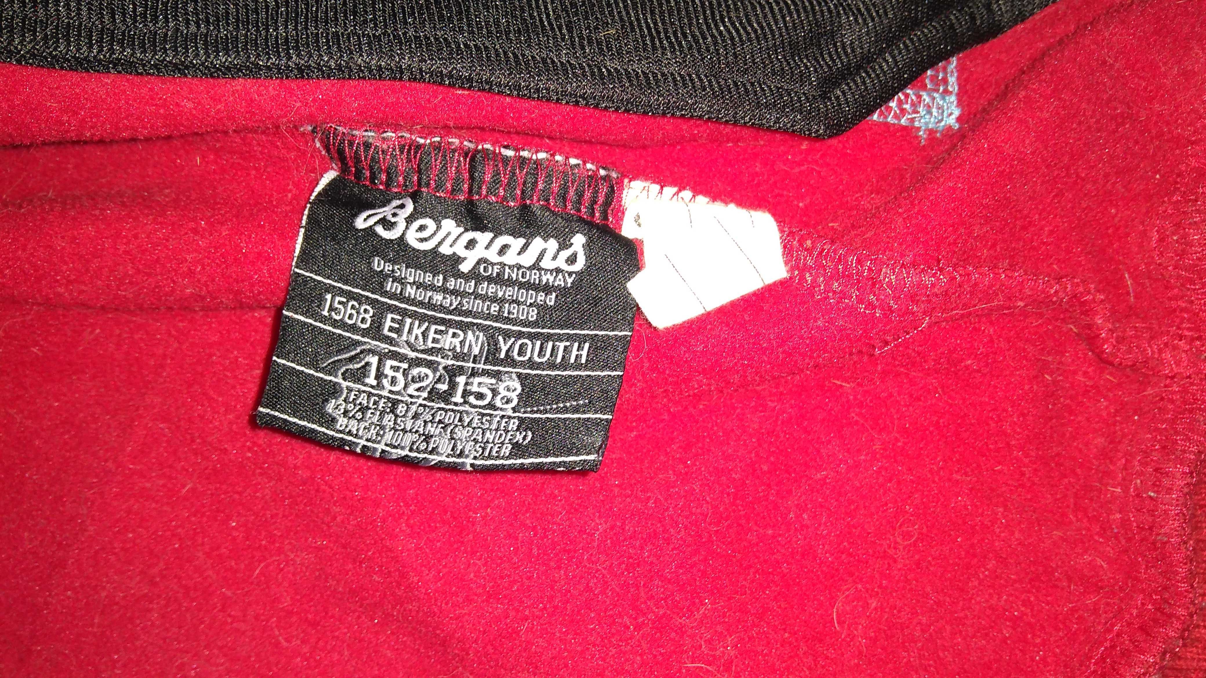 Bluza Bergans Of Norway Softshell Windstopper 13 lat 158