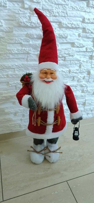 Święty Mikołaj XL 45 cm – piękna ozdoba na Święta Bożego Narodzenia