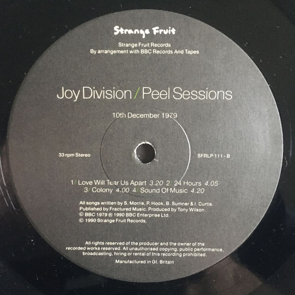 Joy Division - Peel Sessions