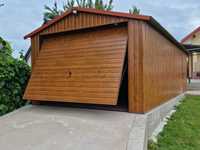 Garaż 4x6 dach dwuspadowy garaż drewnopodobny