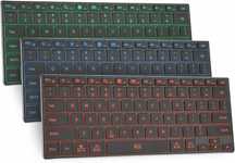 Rii Bluetooth X9 bezprzewodowa klawiatura z podświetleniem RGB