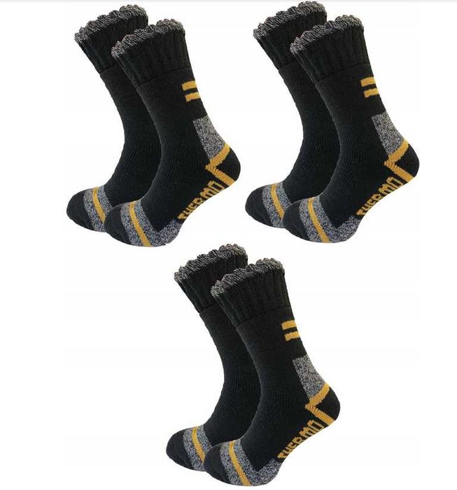 Ciepłe skarpety Wełniane ALPAKA skarpetki TERMO WORK BHP 43-46 prezent