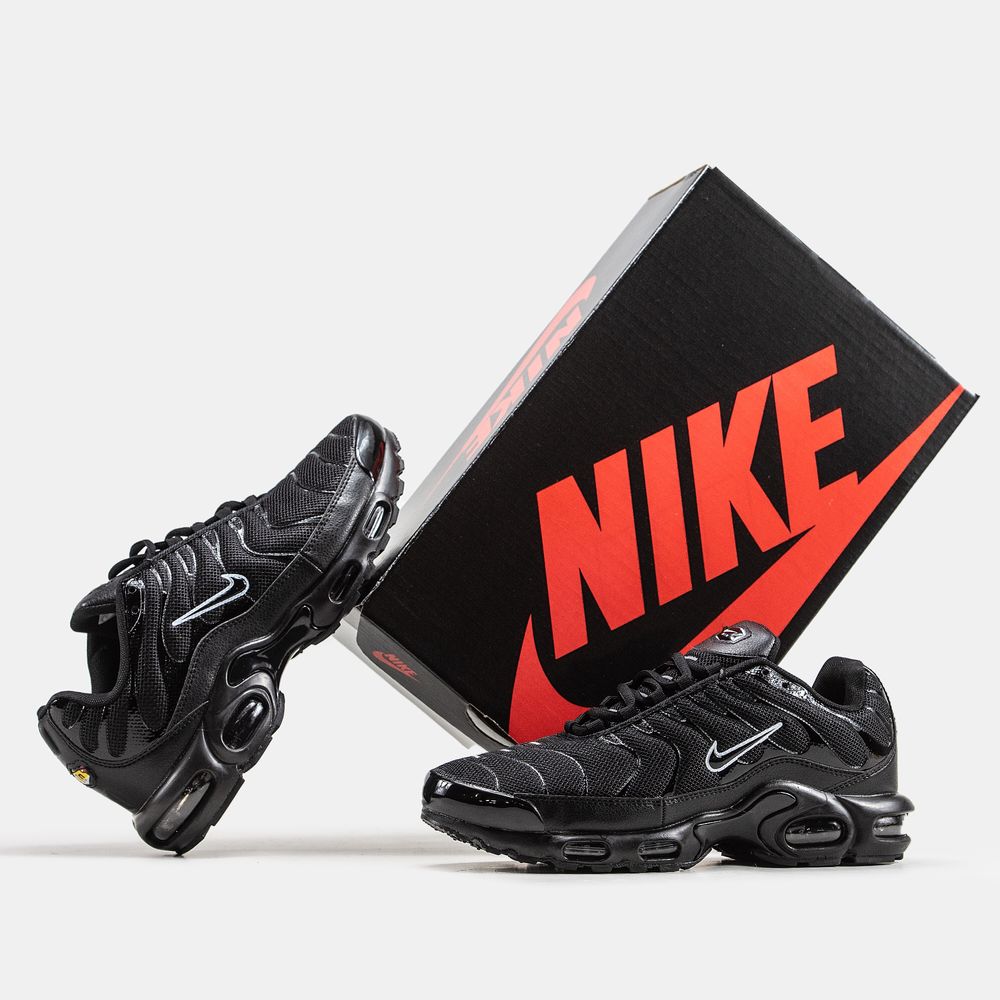 Кросівки Чоловічі Nike Air Mac TN Plus Black White Топ Premium