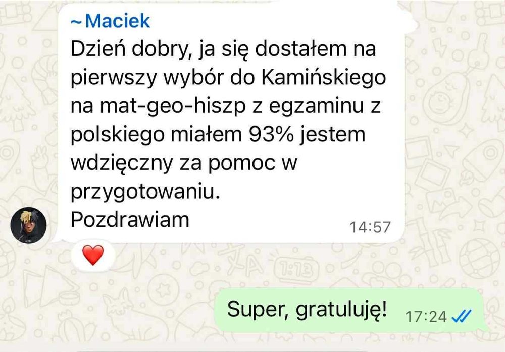 Korepetycje z j. polskiego, egzamin 8-klasisty
