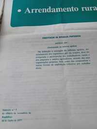 Diarios da República de Junho de 1977 sobre Reforma Agrária .