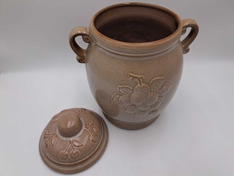 Rumtopf garnek ceramiczny z pokrywką Scheurich Germany na kiszonki