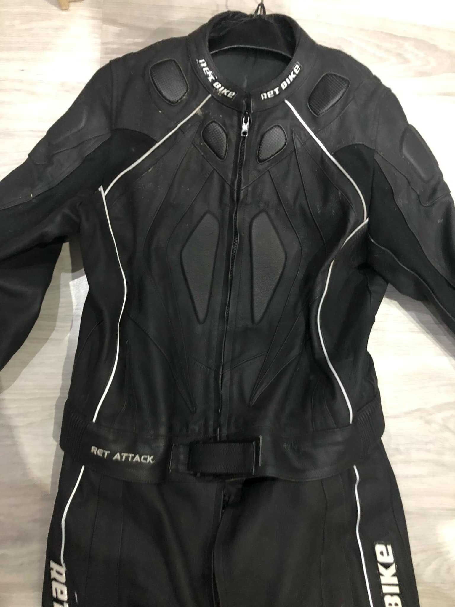 Strój motocyklowy z butami