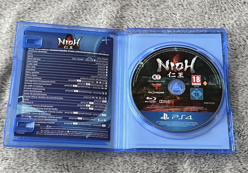 Gra PS4 NiOh używana stan idealny PL wersja