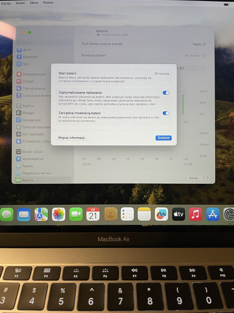 MacBook Air 2020 Stan bdb 256GB