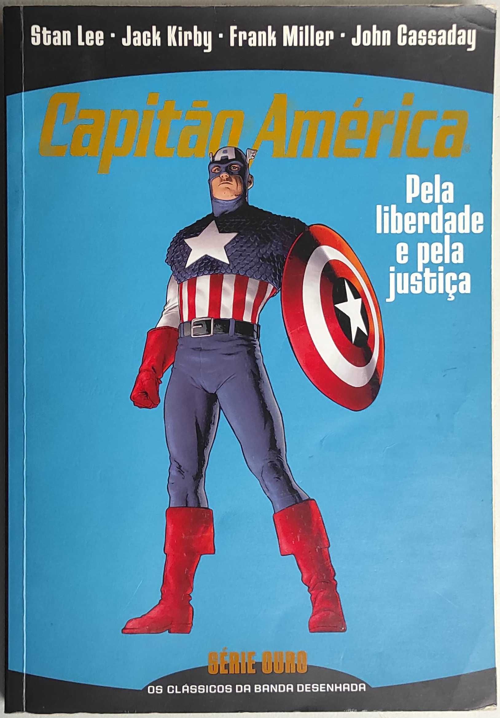 Livro - Capitão América - Pela liberdade e pela justiça - Série Ouro 1