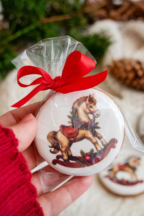 Пряники від Миколая, пряники новорічні листівки, пряники з ялинкою