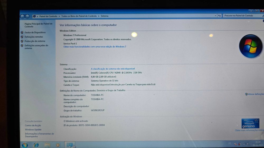 Portatil Toshiba Satellite C50