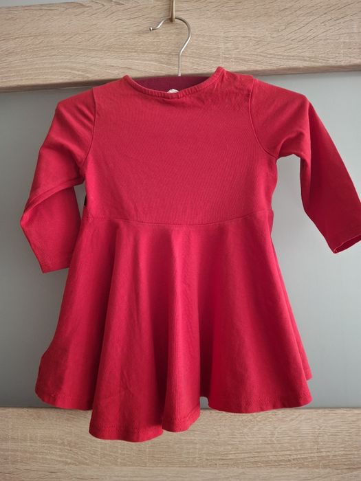 Sukienka Mikołajki H&M 74 dla dziewczynek