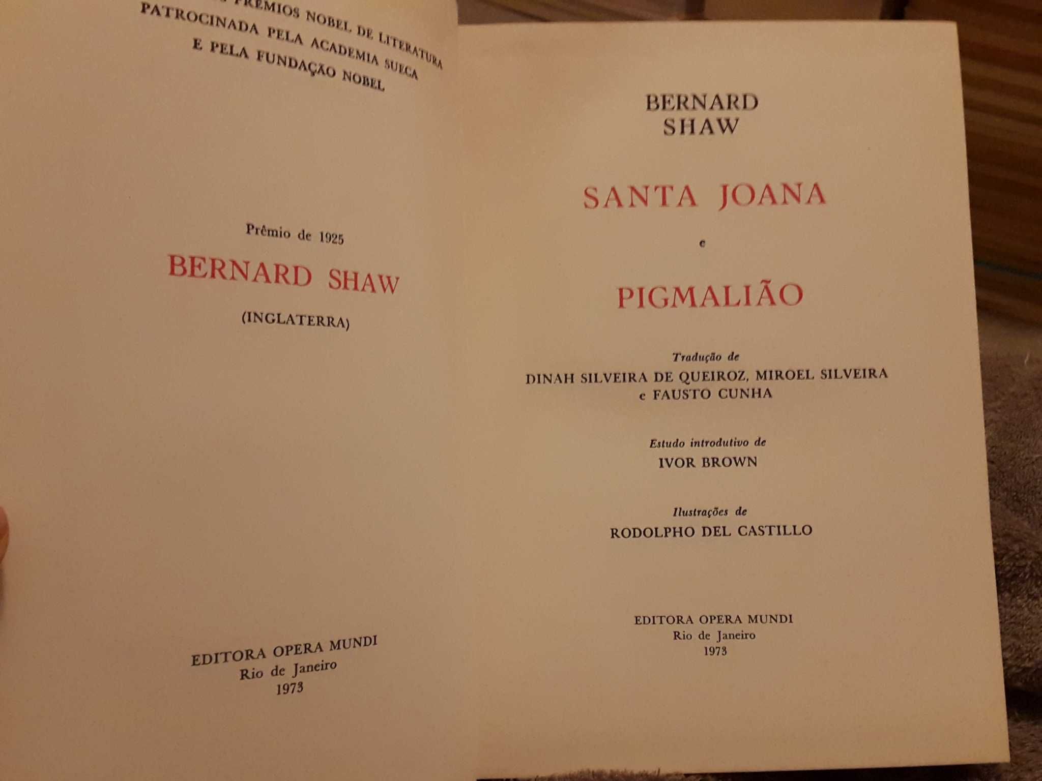 Bernard Shaw - Santa Joana / Pigmalião