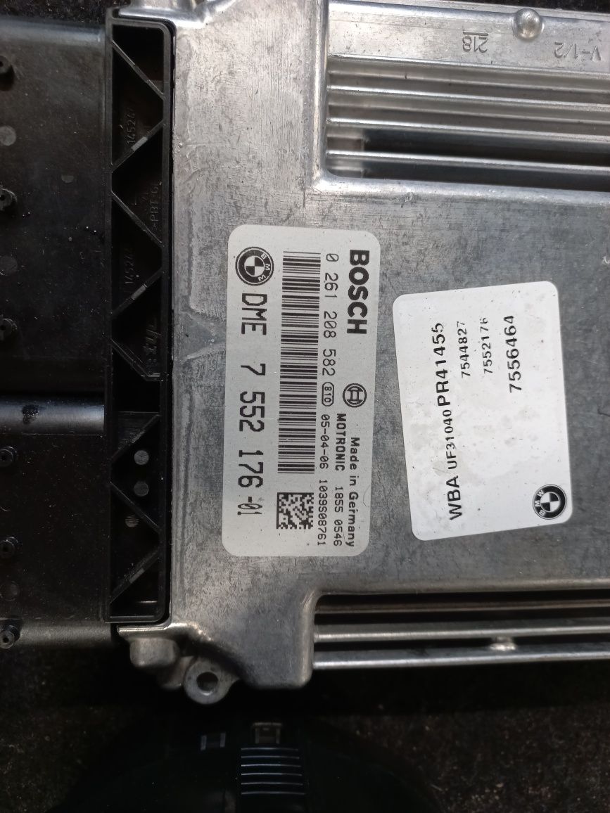 Zestaw startowy bmw e87 2.0 i n46b20b sterownik komputer moduł zegary