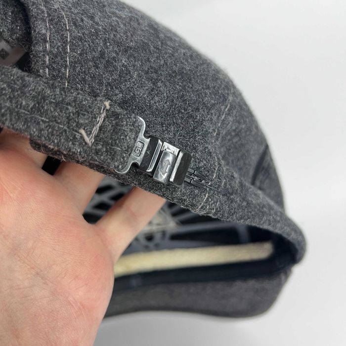 Вінтажна кепка Conte of Florence вовняна з вухами шапка Made in Italy