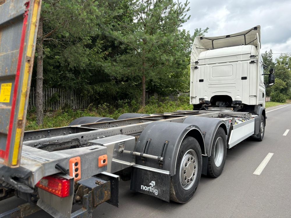 SCANIA R490 do zabudowy R450 BDF winda 3 osie laweta najazd pomoc drog