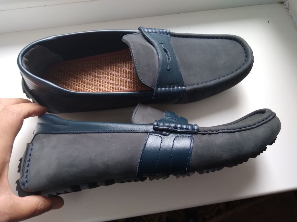 Мокасини Hugo Boss Mersedes,43-44 розмір, нубук