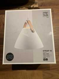 Nowa Lampa wisząca biała STRAP16