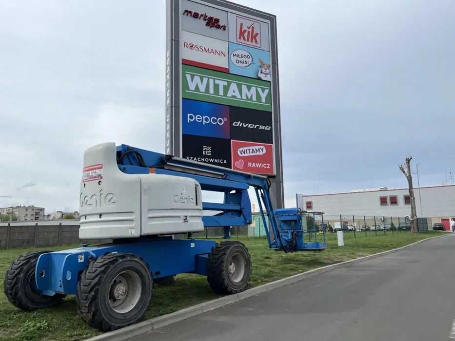 Wynajem Podnośnik koszowy nożycowy teleskopowy Głogów Lubin Polkowice