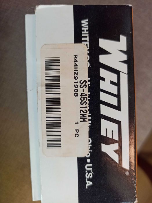 Zawór kulowy WHITE ze stali nierdzewnej SS-45S12MM