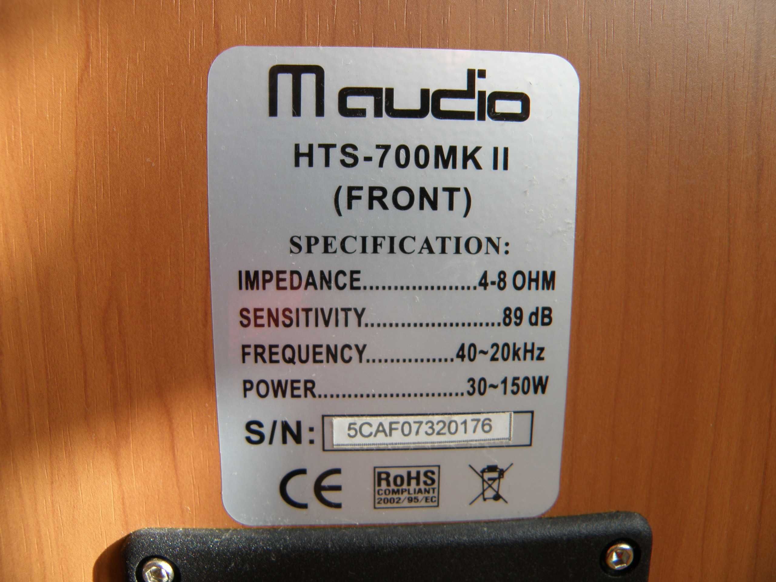 Kolumny frontowe m audio hts 700