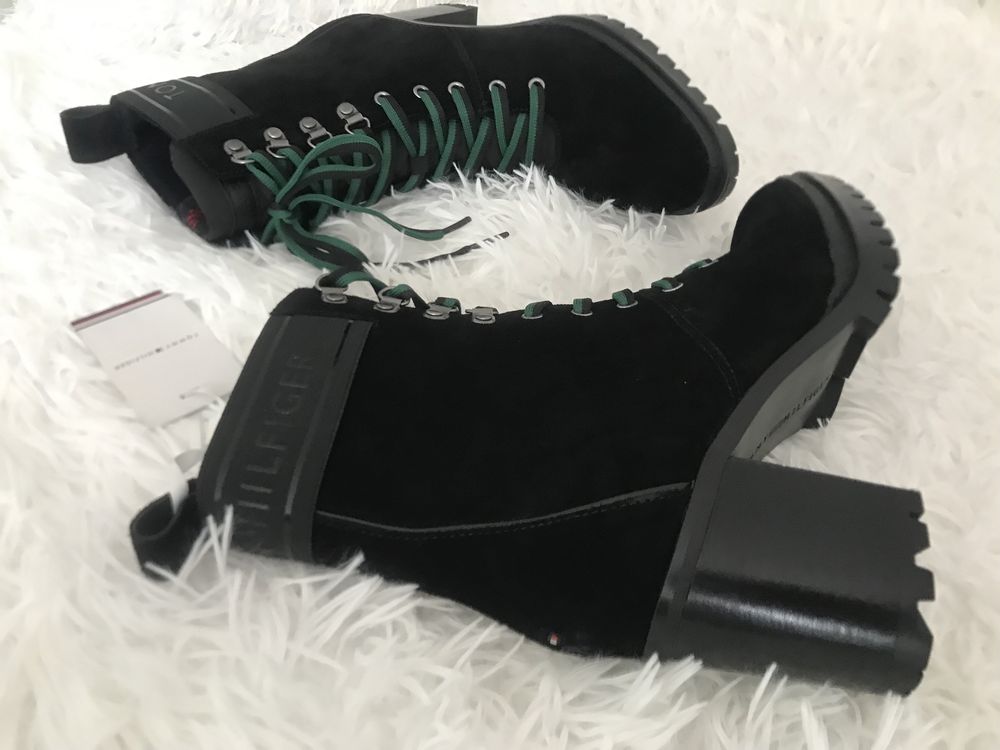 Botki Buty  39 Tommy HILFIGER NOWE Połowa Ceny