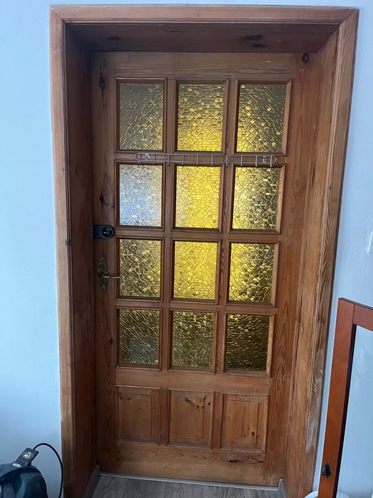 Drzwi z ościeżnicą, kilka sztuk 100x203cm, PRL